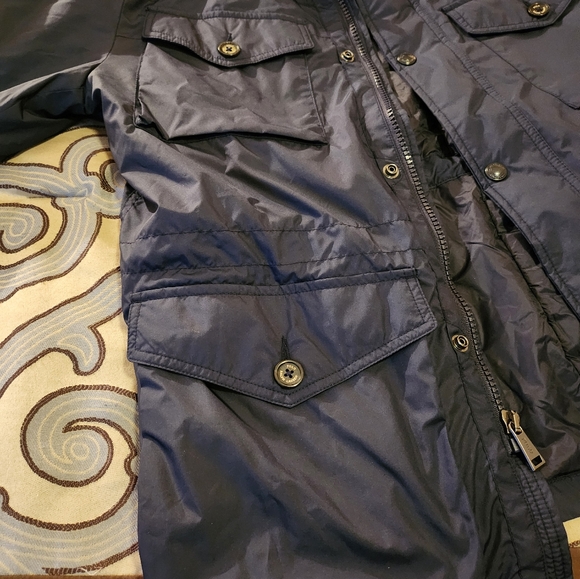 SOLD! $268 Polo Ralph Lauren Men Water Repellent Field Jacket Full Zip Navy Sz L - Picture 4 of 12